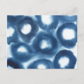 Indigio Waterverf printcirkels Briefkaart (Voorkant)
