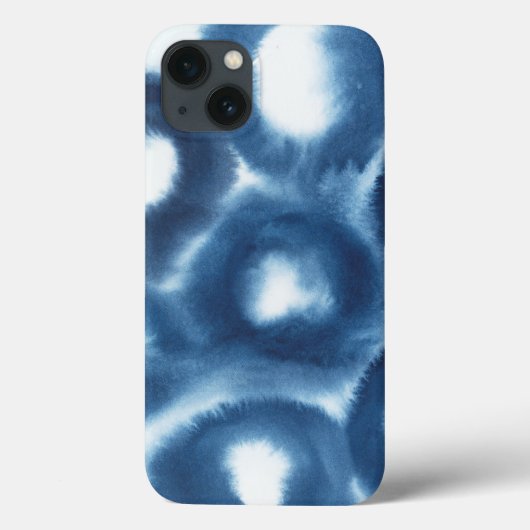Indigio Waterverf printcirkels Case-Mate iPhone Case (Achterkant)