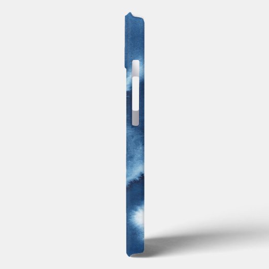 Indigio Waterverf printcirkels Case-Mate iPhone Case (Achterkant / Links)