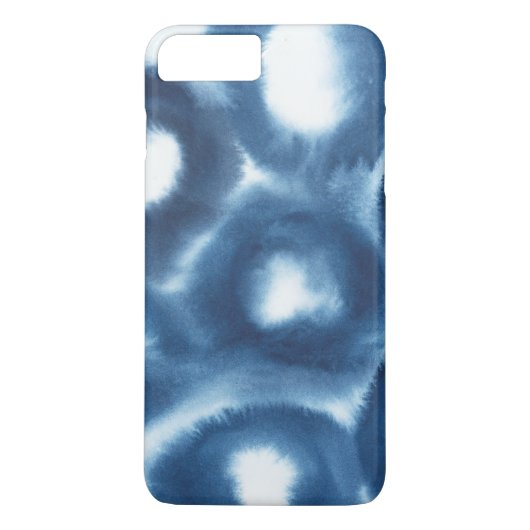 Indigio Waterverf printcirkels Case-Mate iPhone Case (Achterkant)