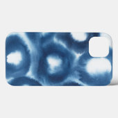 Indigio Waterverf printcirkels Case-Mate iPhone Case (Achterkant (horizontaal))