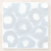 Indigio Waterverf printcirkels Glazen Onderzetter (Achterkant)