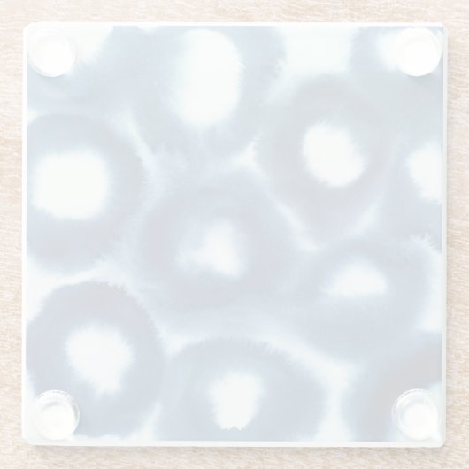 Indigio Waterverf printcirkels Glazen Onderzetter (Achterkant)