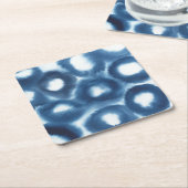 Indigio Waterverf printcirkels Kartonnen Onderzetters (Schuin)