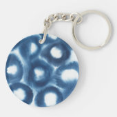 Indigio Waterverf printcirkels Sleutelhanger (Achterkant)