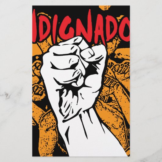 Indignados Briefpapier (Voorkant)