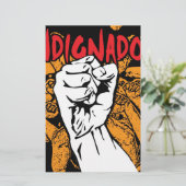 Indignados Briefpapier (Staand voorkant)