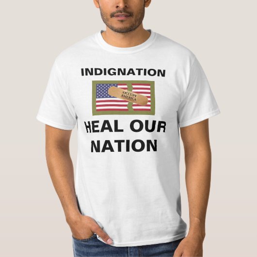 INDIGNATIEGEHAL ONZE NATIE T-SHIRT (Voorkant)