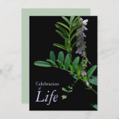 Indigo 1 Viering van de begrafenis van het leven Kaart (Voorkant / Achterkant)