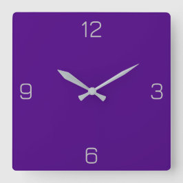 Indigo 4B0082 Kleur - Een naam toevoegen Optie Vierkante Klok