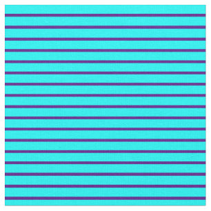 Indigo & Aqua Lines Stof