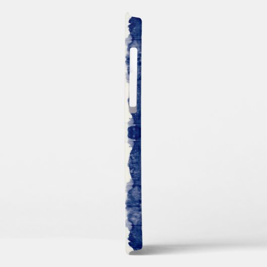 Indigo Art: Abstracte Waterverf Chaos. Case-Mate iPhone Case (Achterkant / Links)