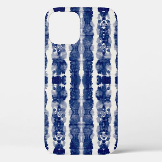 Indigo Art: Abstracte Waterverf Chaos. Case-Mate iPhone Case (Achterkant)