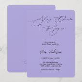 Indigo Aura Ze is puur magisch Vrijgezellenfeest Kaart (Voorkant / Achterkant)