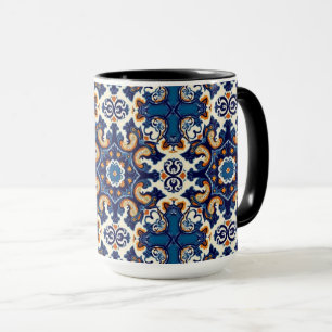 Indigo Azulejo Blauwe Portugese Lissabon Talavera Mok