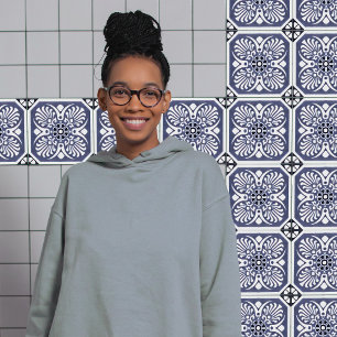 Indigo Azulejo Blue Portugal Decoratief C Tegeltje