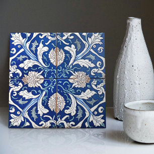 Indigo Azulejo Blue Portugal Decoratief C Tegeltje