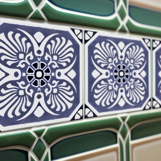 Indigo Azulejo Blue Portugal Decoratief C Tegeltje