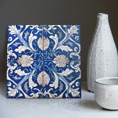 Indigo Azulejo Blue Portugal Decoratief C Tegeltje
