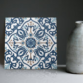 Indigo Azulejo Blue Portugal Decoratief C Tegeltje