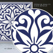 Indigo Azulejo Blue Portugal Decoratief C Tegeltje