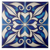Indigo Azulejo Blue Portugal Decoratief C Tegeltje (Voorkant)