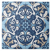 Indigo Azulejo Blue Portugal Decoratief C Tegeltje (Voorkant)