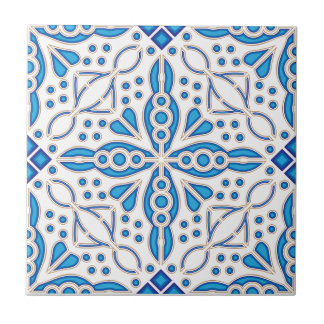 Indigo Azulejo Blue Portugal Decoratief Tegeltje