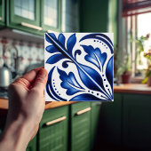 Indigo Azulejo Blue Portugal Decoratief Tegeltje