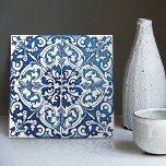 Indigo Azulejo Blue Portugal Decoratief Tegeltje<br><div class="desc">Indigo Azulejo Blue Portugese decoratieve keramische tegels van Lissabon zijn een mooie en unieke aanvulling op elk huis. Een product van hoge kwaliteit met een tijdloze esthesie. De blauwe kleur van de tegels is geïnspireerd door het indigo blauw van de beroemde azulejo-tegels van Lissabon, waardoor je ruimte een stukje geschiedenis...</div>