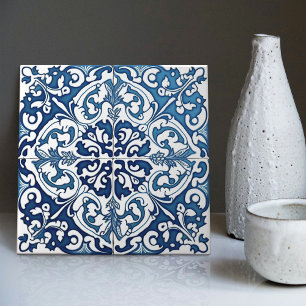 Indigo Azulejo Blue Portugal Decoratief Tegeltje