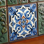 Indigo Azulejo Blue Portugal Decoratief Tegeltje
