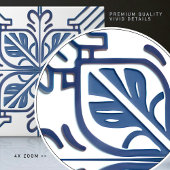 Indigo Azulejo Blue Portugal Decoratief Tegeltje