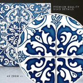 Indigo Azulejo Blue Portugal Decoratief Tegeltje