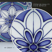 Indigo Azulejo Blue Portugal Decoratief Tegeltje