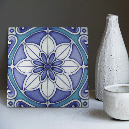 Indigo Azulejo Blue Portugal Decoratief Tegeltje
