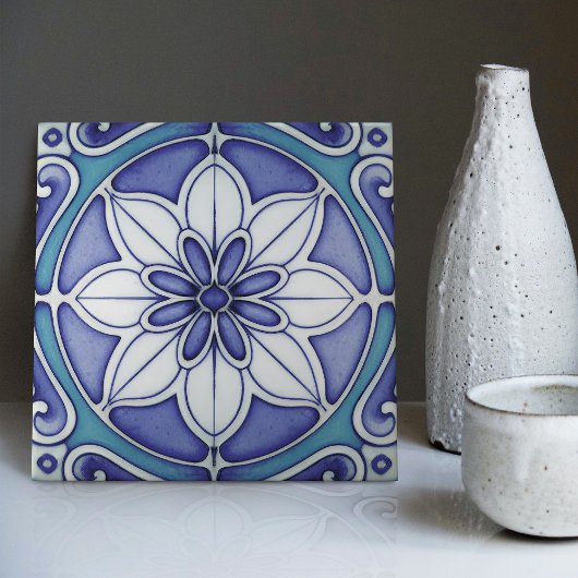 Indigo Azulejo Blue Portugal Decoratief Tegeltje