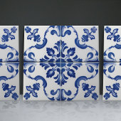 Indigo Azulejo Blue Portugal Decoratief Tegeltje