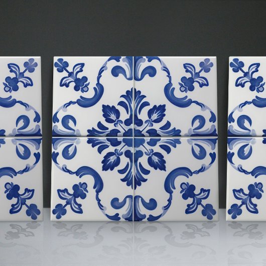 Indigo Azulejo Blue Portugal Decoratief Tegeltje