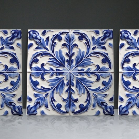 Indigo Azulejo Blue Portugal Decoratief Tegeltje