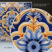 Indigo Azulejo Blue Portugal Decoratief Tegeltje