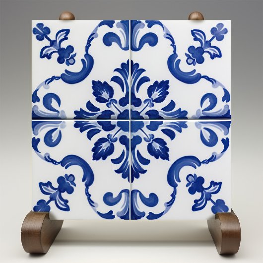 Indigo Azulejo Blue Portugal Decoratief Tegeltje