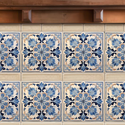 Indigo Azulejo Blue Portugal Decoratief Tegeltje