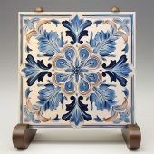 Indigo Azulejo Blue Portugal Decoratief Tegeltje