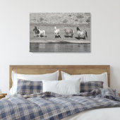 Indigo Band Canvas Afdruk (Insitu (Slaapkamer))