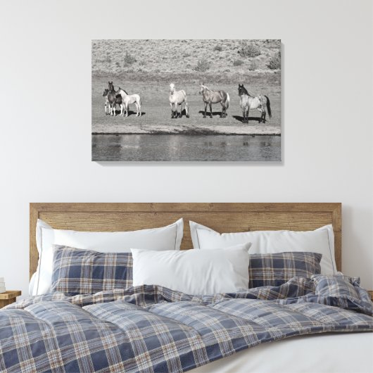 Indigo Band Canvas Afdruk (Insitu (Slaapkamer))