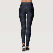 Indigo Batik Kettingen Broek Leggings (Achterkant)