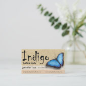 Indigo Biz-kaarten Visitekaartje (Staand voorkant)