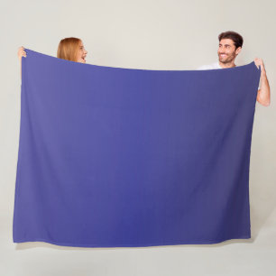 Indigo Blau Gradiënt Fleece Deken
