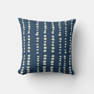 Indigo Blau Tie Dye Shibori Kussen